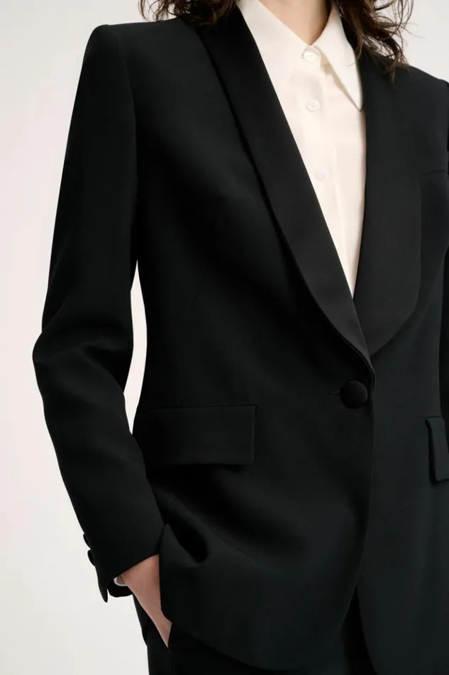 Luisa Spagnoli Jackets and Blazers Seduzione 8211 Elegant Jacket Black 8211 Women Luisa Spagnoli Jackets and Blazers Seduzione 8211 Elegant Jacket Black 8211 Women