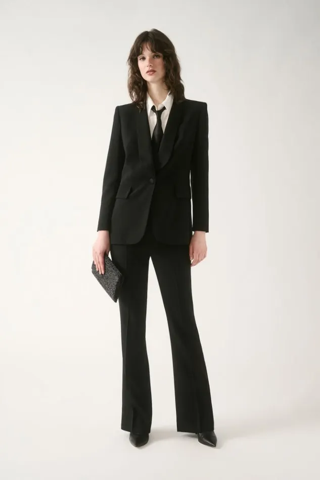 Luisa Spagnoli Jackets and Blazers Seduzione 8211 Elegant Jacket Black 8211 Women Luisa Spagnoli Jackets and Blazers Seduzione 8211 Elegant Jacket Black 8211 Women