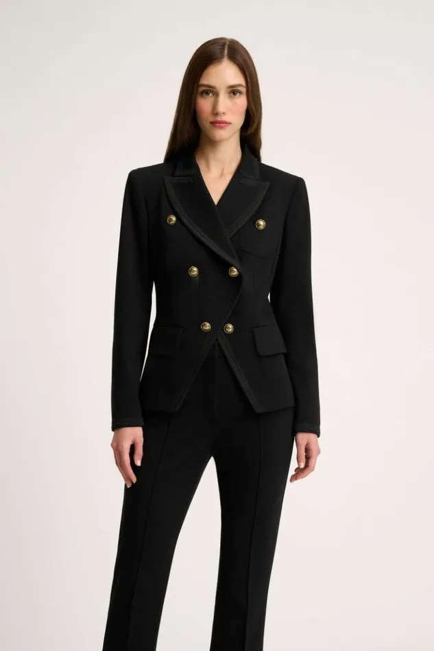 Luisa Spagnoli Jackets and Blazers Seminario 8211 Blazer Jacket Black 8211 Women Luisa Spagnoli Jackets and Blazers Seminario 8211 Blazer Jacket Black 8211 Women