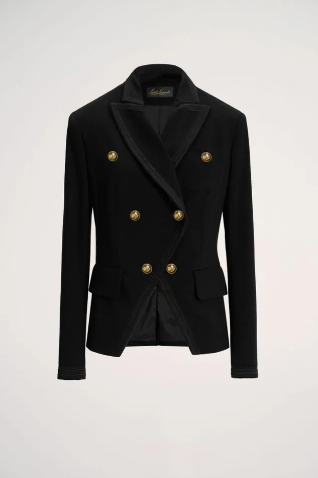 Luisa Spagnoli Jackets and Blazers Seminario 8211 Blazer Jacket Black 8211 Women Luisa Spagnoli Jackets and Blazers Seminario 8211 Blazer Jacket Black 8211 Women