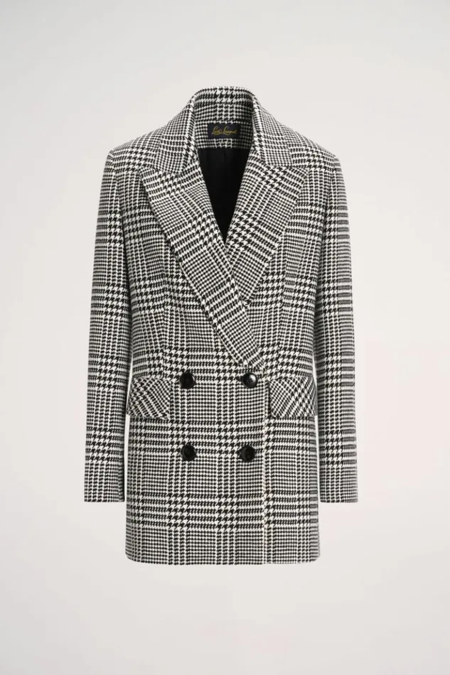 Luisa Spagnoli Jackets and Blazers Stazione 8211 Glen Plaid Jacket Blackcream 8211 Women Luisa Spagnoli Jackets and Blazers Stazione 8211 Glen Plaid Jacket Blackcream 8211 Women