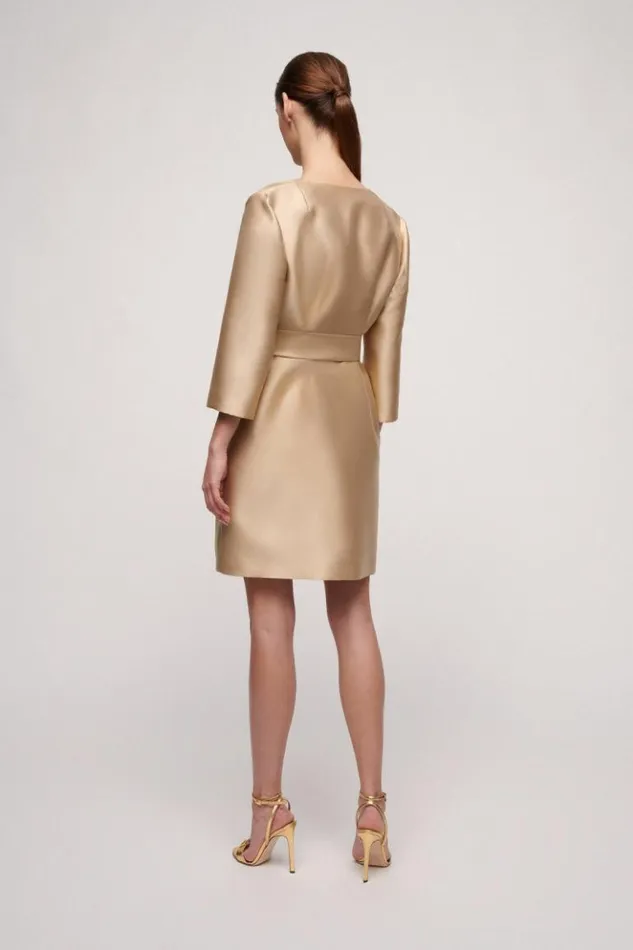 Luisa Spagnoli Jackets and Blazers Vadis 8211 SilkBlend Duster Coat Beige 8211 Women Luisa Spagnoli Jackets and Blazers Vadis 8211 SilkBlend Duster Coat Beige 8211 Women