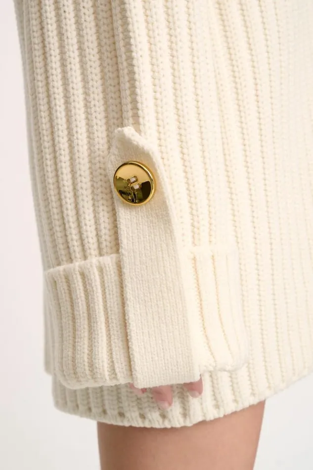 Luisa Spagnoli Knitwear Maniacale 8211 Embroidered Pullover 8211 Fashion Show Cream 8211 Women Luisa Spagnoli Knitwear Maniacale 8211 Embroidered Pullover 8211 Fashion Show Cream 8211 Women