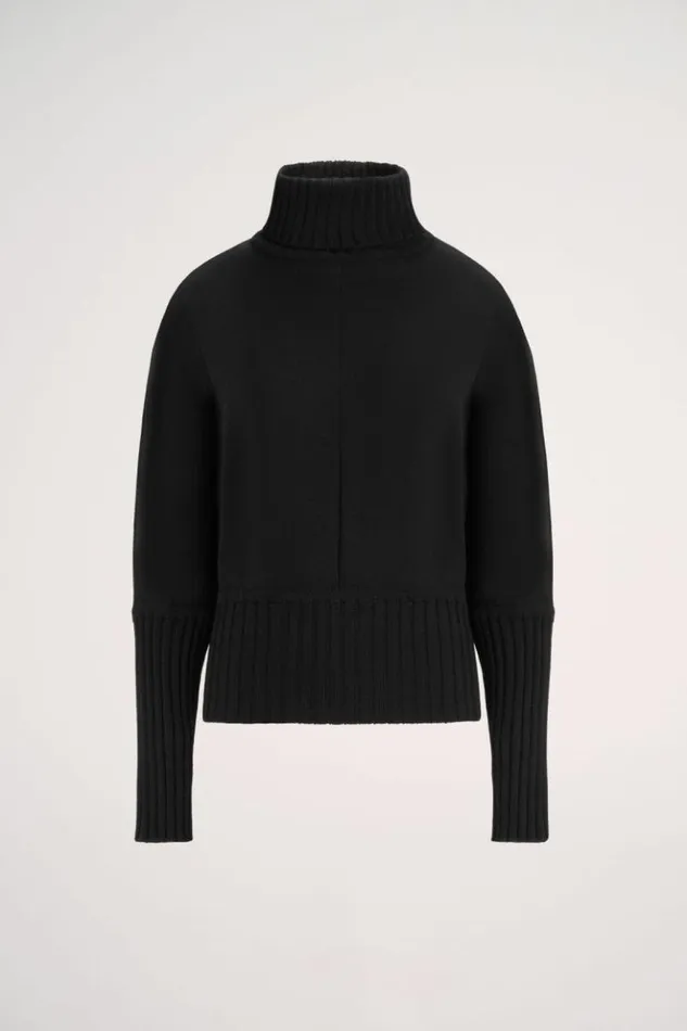 Luisa Spagnoli Knitwear Maratta 8211 Turtleneck Pullover Black 8211 Women Luisa Spagnoli Knitwear Maratta 8211 Turtleneck Pullover Black 8211 Women