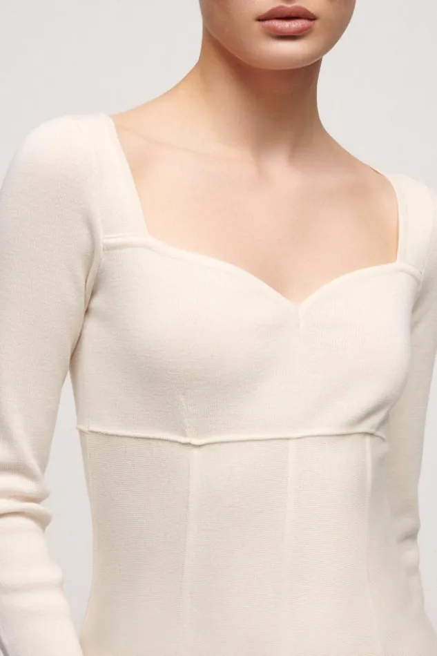 Luisa Spagnoli Knitwear Marc 8211 Wool Jumper Cream 8211 Women Luisa Spagnoli Knitwear Marc 8211 Wool Jumper Cream 8211 Women