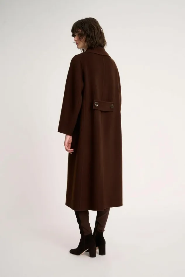 Luisa Spagnoli Outerwear Spago 8211 Long Coat Brown 8211 Women Luisa Spagnoli Outerwear Spago 8211 Long Coat Brown 8211 Women