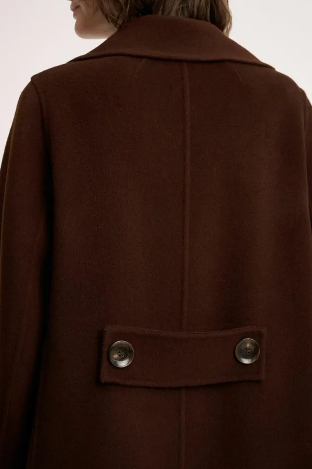Luisa Spagnoli Outerwear Spago 8211 Long Coat Brown 8211 Women Luisa Spagnoli Outerwear Spago 8211 Long Coat Brown 8211 Women
