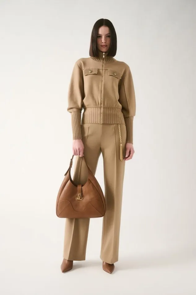 Luisa Spagnoli Pants Mora 8211 Wool Pants Camel 8211 Women Luisa Spagnoli Pants Mora 8211 Wool Pants Camel 8211 Women