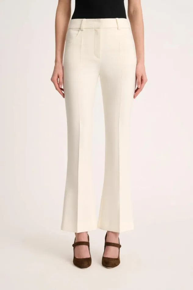 Luisa Spagnoli Pants Oflag 8211 Flared Pants 8211 Fashion Show Cream 8211 Women