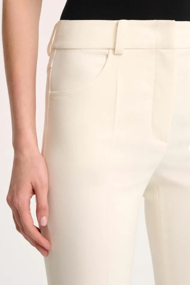 Luisa Spagnoli Pants Oflag 8211 Flared Pants 8211 Fashion Show Cream 8211 Women Luisa Spagnoli Pants Oflag 8211 Flared Pants 8211 Fashion Show Cream 8211 Women