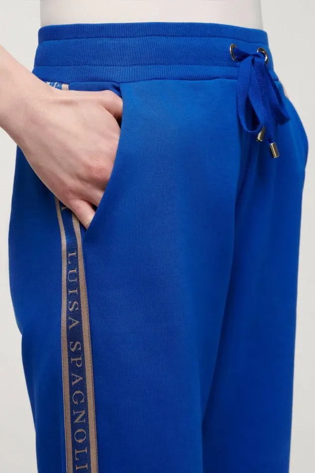 Luisa Spagnoli Pants Opificio 8211 Fleece Pants Bluette 8211 Women Luisa Spagnoli Pants Opificio 8211 Fleece Pants Bluette 8211 Women
