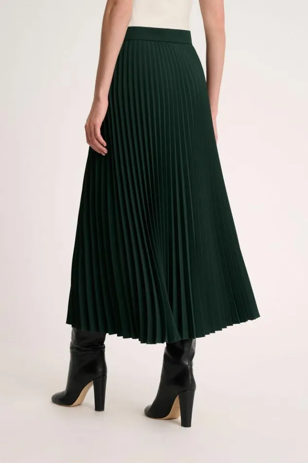 Luisa Spagnoli Skirts And Shorts Filetto 8211 Pleated Skirt Bottlegreen 8211 Women Luisa Spagnoli Skirts And Shorts Filetto 8211 Pleated Skirt Bottlegreen 8211 Women