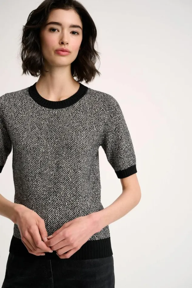 Luisa Spagnoli Tops And TShirts Madrigale 8211 Short Sleeve Pullover 8211 Women Luisa Spagnoli Tops And TShirts Madrigale 8211 Short Sleeve Pullover 8211 Women