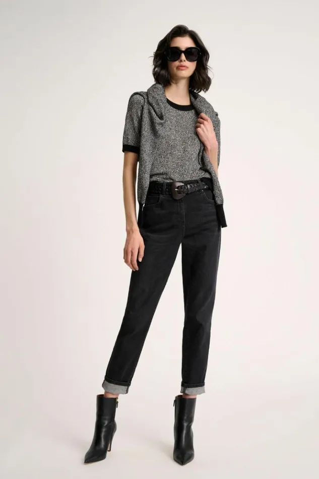 Luisa Spagnoli Tops And TShirts Madrigale 8211 Short Sleeve Pullover 8211 Women Luisa Spagnoli Tops And TShirts Madrigale 8211 Short Sleeve Pullover 8211 Women