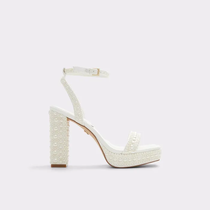 Lulu White Women ALDO Heels