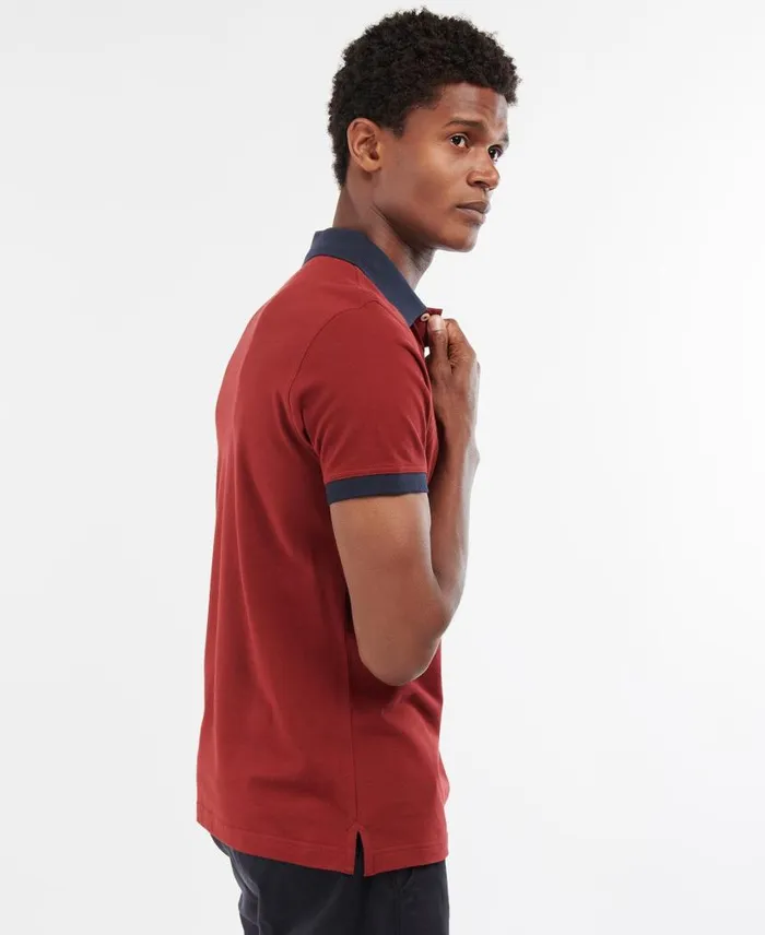 Lynton Polo Shirt Grey Marl Men Barbour Polo Shirts