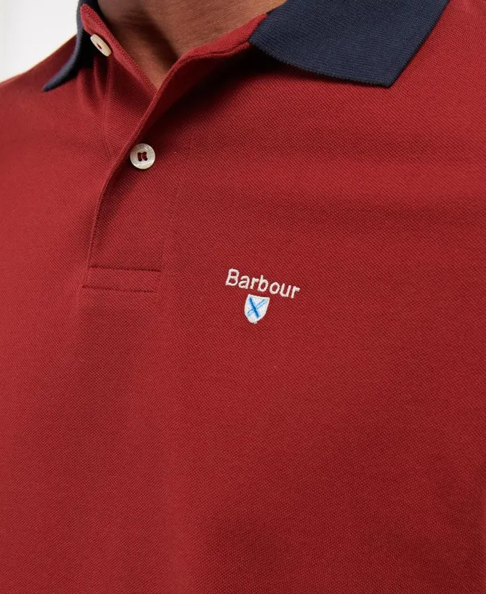 Lynton Polo Shirt Grey Marl Men Barbour Polo Shirts