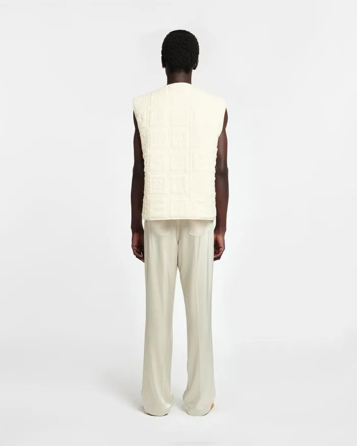 Macen Satin Pants Porcelain Men Nanushka Pants