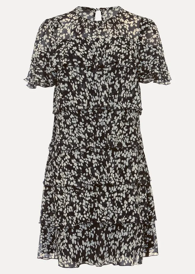 Maeve Floral Tiered Shift Dress Multicoloured Women Phase Eight Dresses