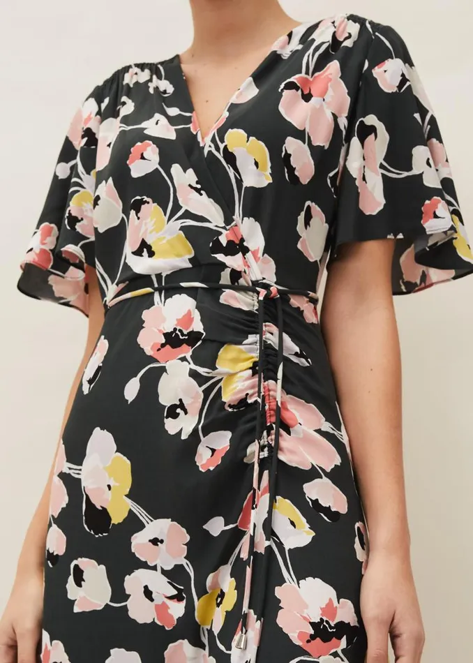 Malala Floral Midi Dress Green Multi Women Phase Eight Dresses