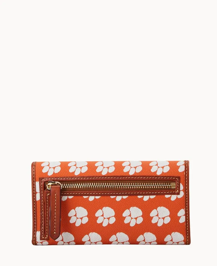 ManWoman Collegiate Clemson University Continental Clutch Clemson Dooney and Bourke Wallets ManWoman Collegiate Clemson University Continental Clutch Clemson Dooney and Bourke Wallets
