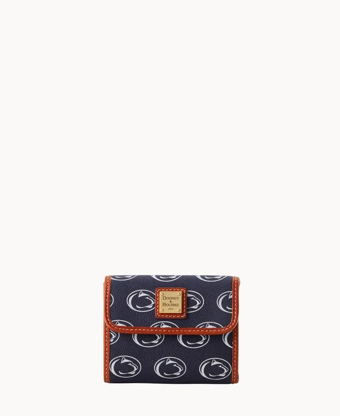 ManWoman Collegiate Penn State University Flap Credit Card Wallet Penn State Dooney and Bourke Wallets ManWoman Collegiate Penn State University Flap Credit Card Wallet Penn State Dooney and Bourke Wallets
