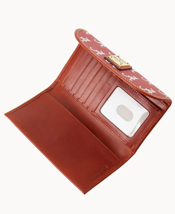 ManWoman Collegiate University Of Alabama Continental Clutch Alabama Dooney and Bourke Wallets ManWoman Collegiate University Of Alabama Continental Clutch Alabama Dooney and Bourke Wallets