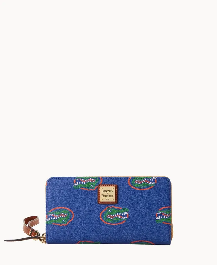 ManWoman Collegiate University Of Florida Large Zip Around Wristlet Florida Dooney and Bourke Wallets ManWoman Collegiate University Of Florida Large Zip Around Wristlet Florida Dooney and Bourke Wallets