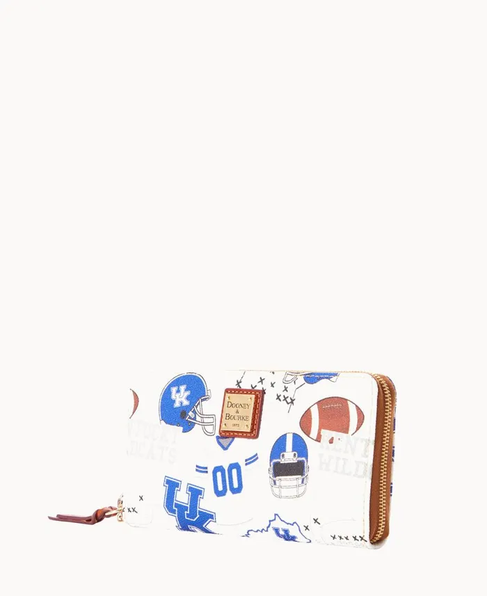 ManWoman Collegiate University Of Kentucky Large Zip Around Wristlet U Of Kentucky Dooney and Bourke Wallets ManWoman Collegiate University Of Kentucky Large Zip Around Wristlet U Of Kentucky Dooney and Bourke Wallets