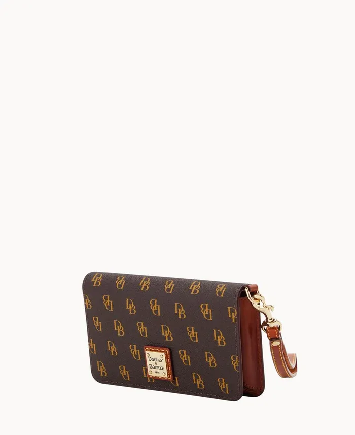 ManWoman Gretta Fey Phone Wristlet Brown Tmoro Dooney and Bourke Wallets ManWoman Gretta Fey Phone Wristlet Brown Tmoro Dooney and Bourke Wallets
