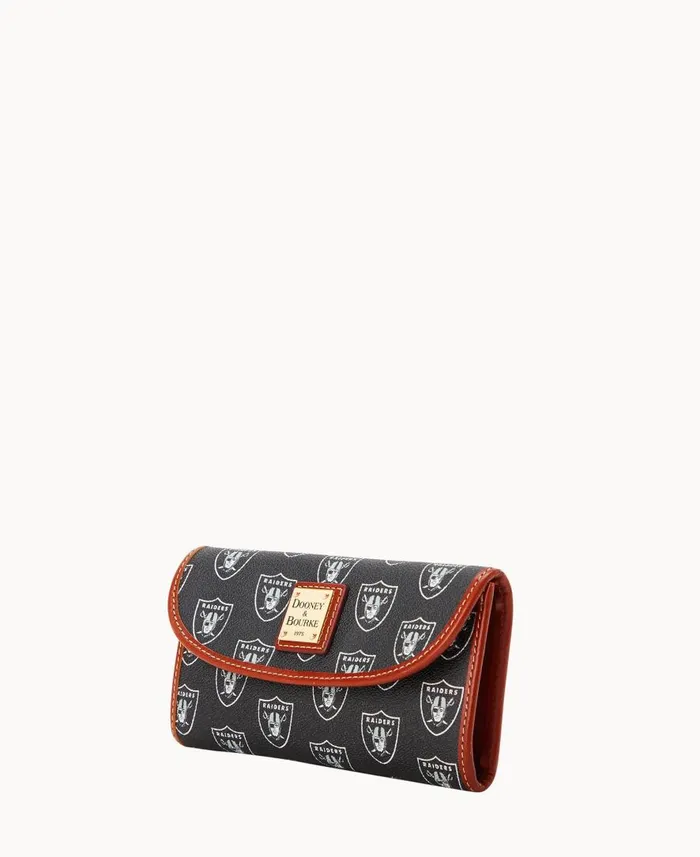 ManWoman NFL Raiders Cont Clutch Raiders Dooney and Bourke Wallets ManWoman NFL Raiders Cont Clutch Raiders Dooney and Bourke Wallets