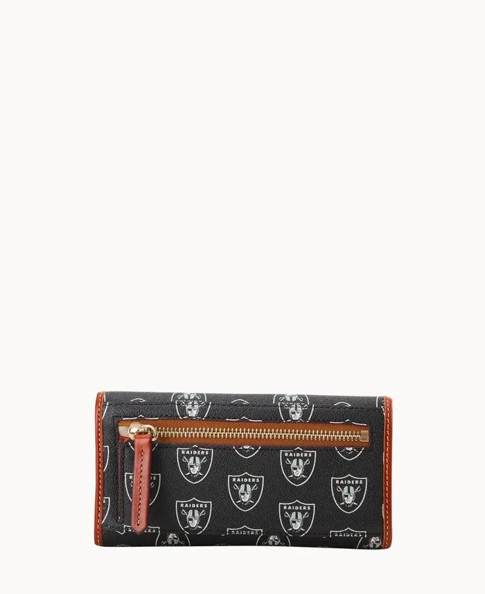 ManWoman NFL Raiders Cont Clutch Raiders Dooney and Bourke Wallets ManWoman NFL Raiders Cont Clutch Raiders Dooney and Bourke Wallets