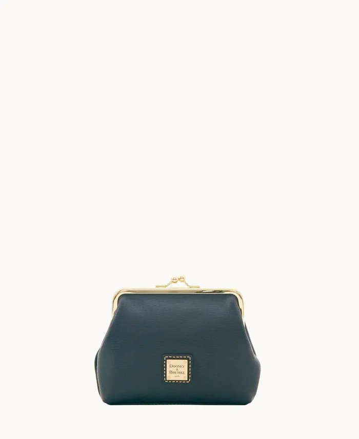 ManWoman Saffiano Large Framed Purse Black Dooney and Bourke Wallets