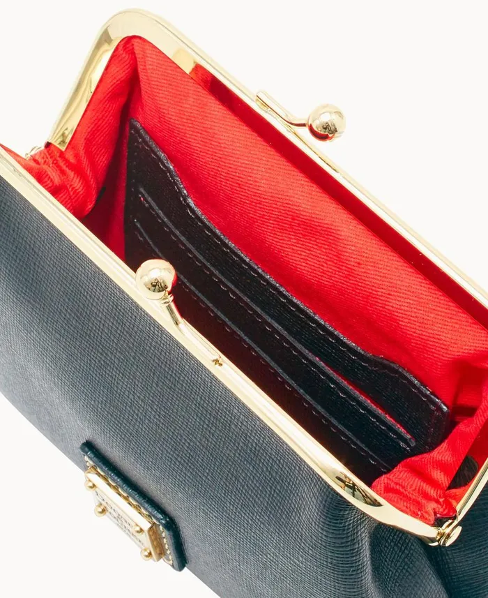 ManWoman Saffiano Large Framed Purse Black Dooney and Bourke Wallets ManWoman Saffiano Large Framed Purse Black Dooney and Bourke Wallets