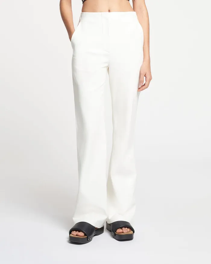 Manola Okobor AltLeather Pants White Women Nanushka Pants