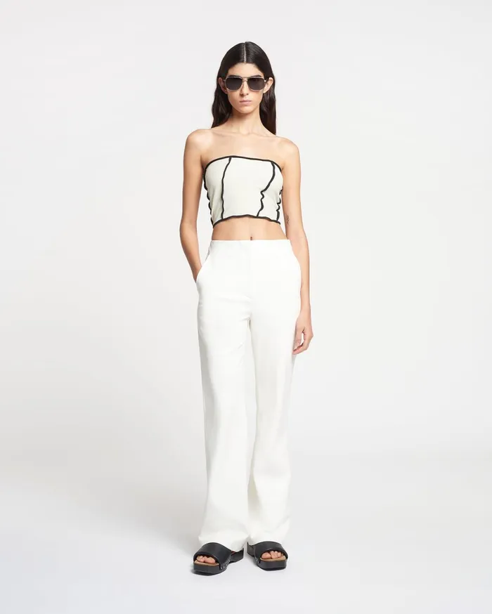 Manola Okobor AltLeather Pants White Women Nanushka Pants