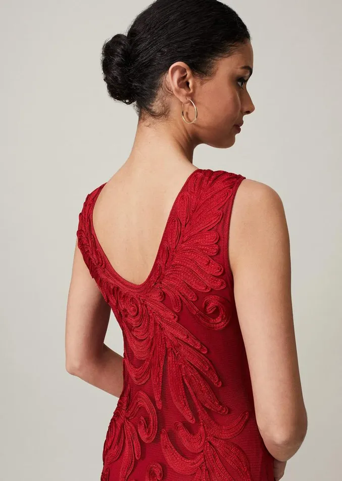 Marigold Tapework Maxi Dress Scarlet Women Phase Eight Dresses