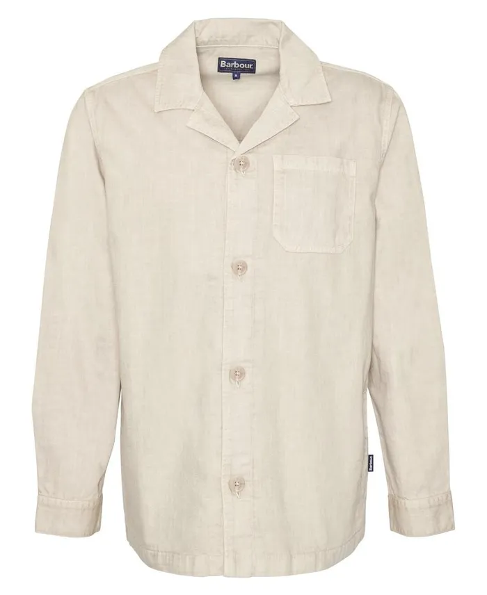 Melonby Overshirt Dark Chambray Men Barbour Overshirts