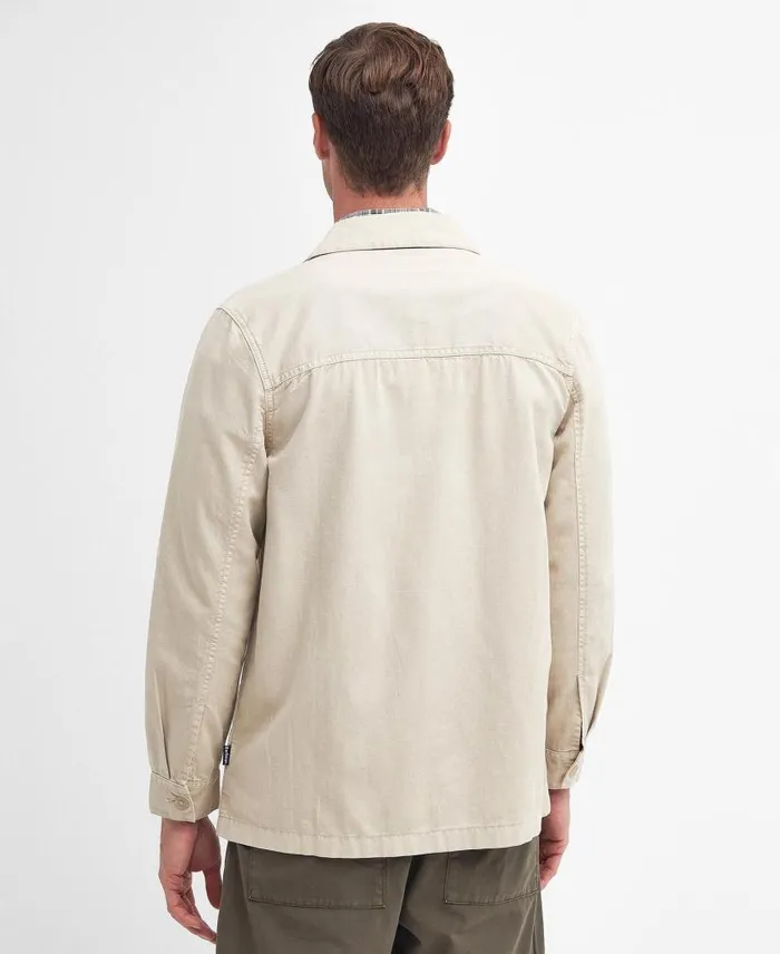 Melonby Overshirt Dark Chambray Men Barbour Overshirts