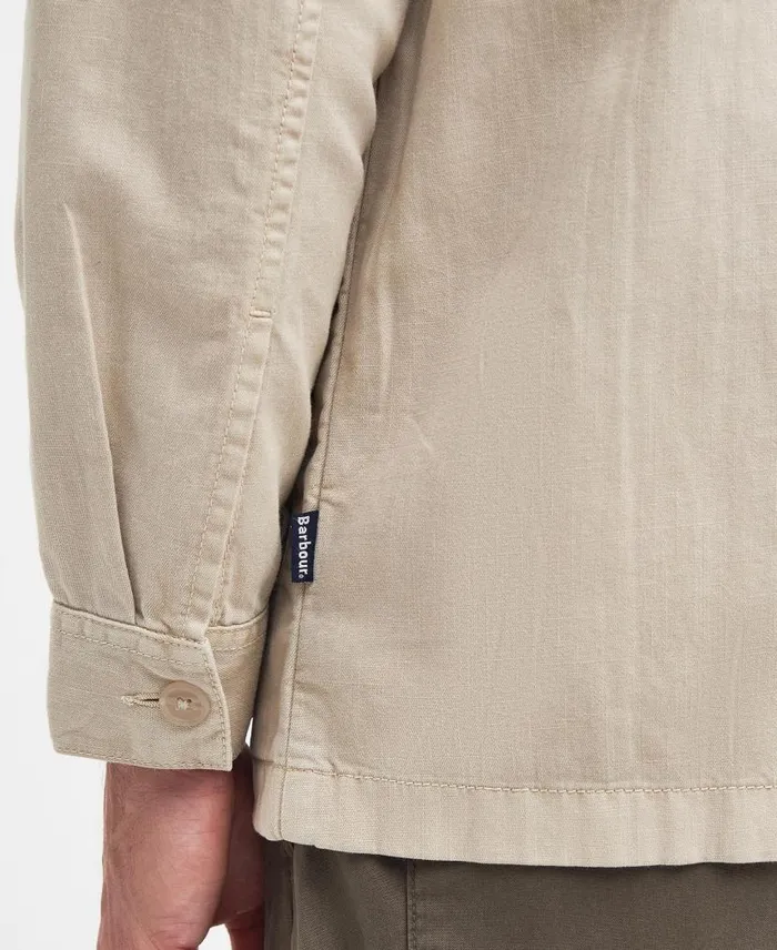 Melonby Overshirt Dark Chambray Men Barbour Overshirts