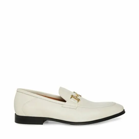 Men039s ARCHEE BONE LEATHER Bone Leather Steve Madden Loafers