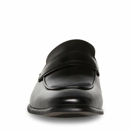 Men039s BEAUDON BLACK LEATHER Black Leather Steve Madden Loafers Men039s BEAUDON BLACK LEATHER Black Leather Steve Madden Loafers