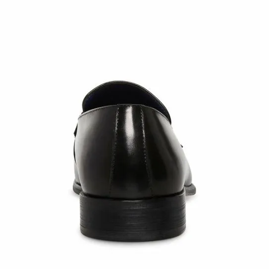 Men039s BEAUDON BLACK LEATHER Black Leather Steve Madden Loafers Men039s BEAUDON BLACK LEATHER Black Leather Steve Madden Loafers