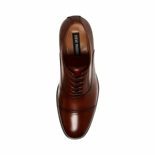 Men039s PRINCETON COGNAC LEATHER Cognac Leather Steve Madden Dress Men039s PRINCETON COGNAC LEATHER Cognac Leather Steve Madden Dress