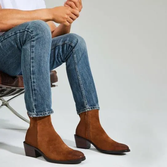 Men039s RICHIE COGNAC SUEDE Cognac Suede Steve Madden Boots Men039s RICHIE COGNAC SUEDE Cognac Suede Steve Madden Boots
