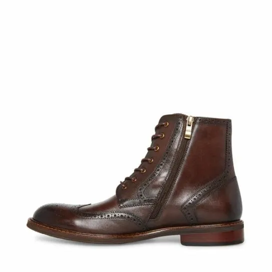 Men039s XANDDY BROWN LEATHER Brown Leather Steve Madden Boots Men039s XANDDY BROWN LEATHER Brown Leather Steve Madden Boots