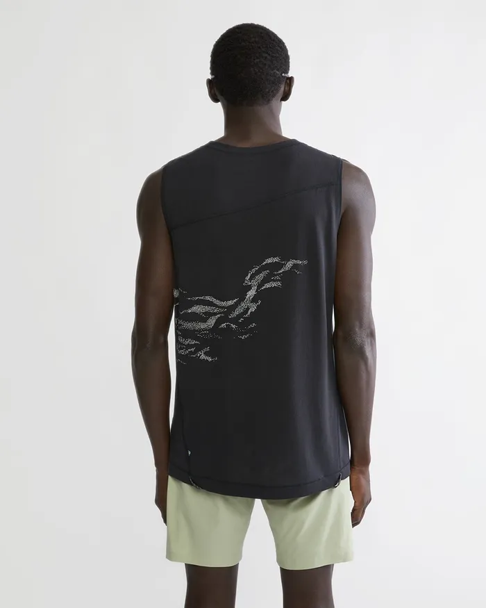 Men 125 Lignum Britta Tanktop Britta MarakattLabba Ruby Red Klttermusen TShirts