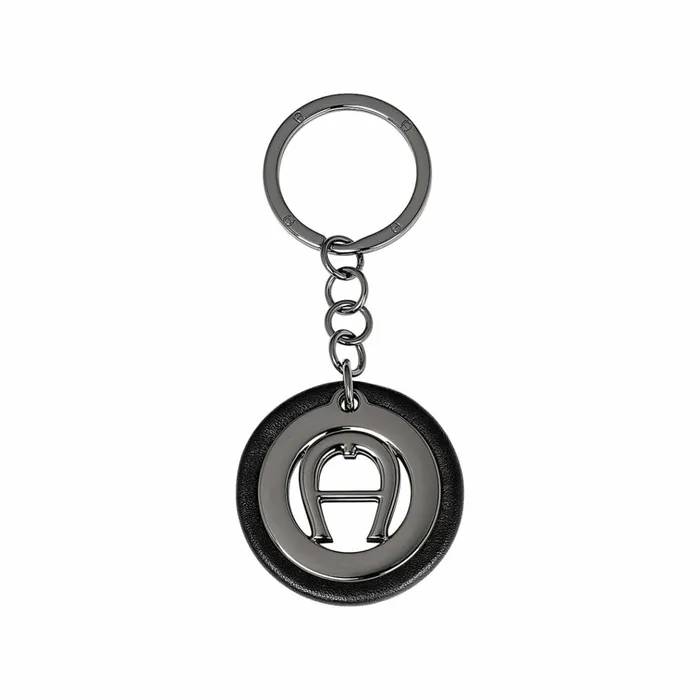 Men Aigner Keychains and Key Cases Basics Logo Keychain