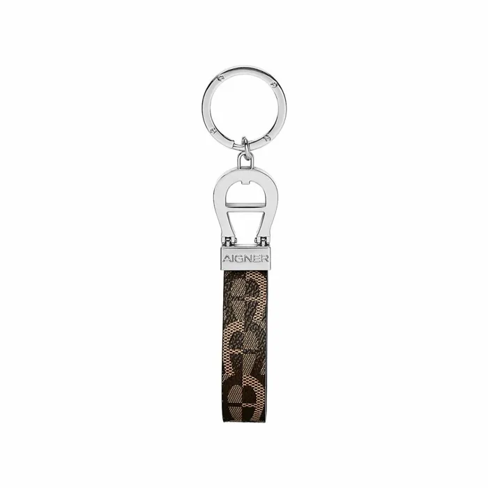 Men Aigner Keychains and Key Cases Logo Keyring