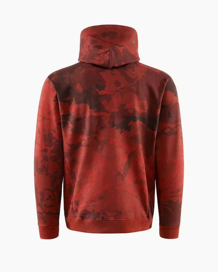 Men Alfsol HalfZip Hoodie Off The Mountain Hypoxic Red Rose Klttermusen Fleeces and Sweaters